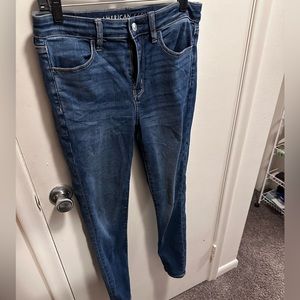 American Eagle Next Level Stretch Skinny Jeans. Size 8. High rise